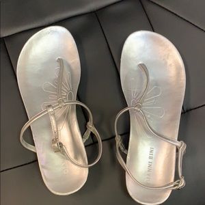 Gianni Bini silver sandals